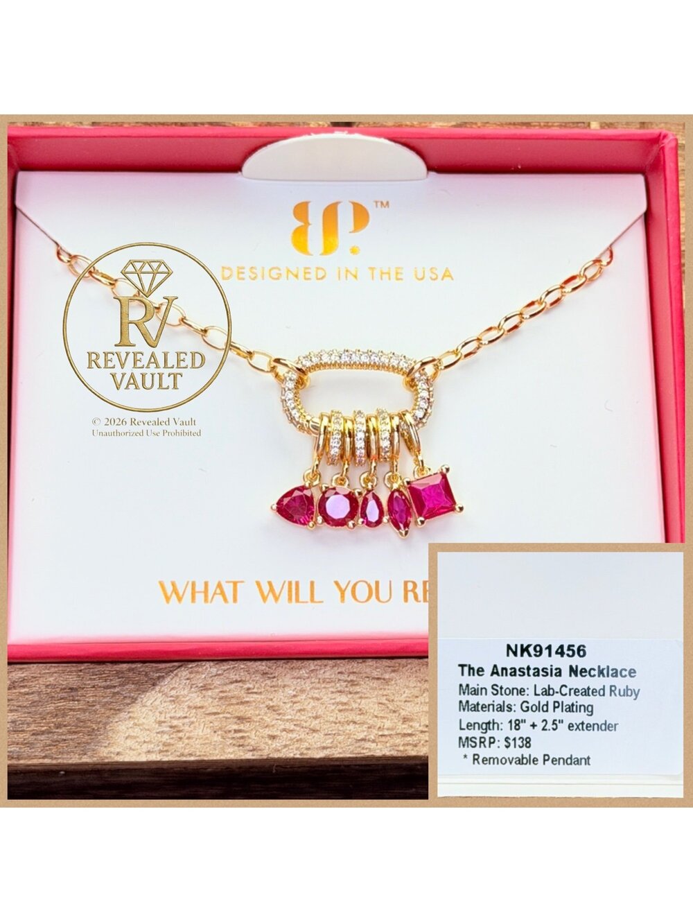 The Anastasia Necklace - July Birthday 2026